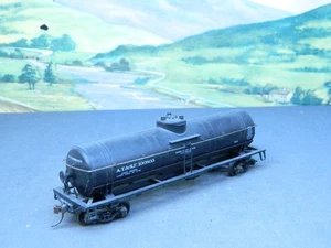 HO Güterwagen gebaut Einkuppel Kesselwagen AT&SF #100803 (schwarz) - Bild 1 von 3