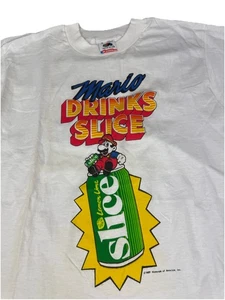 Video Game T Shirt Medium Vintage Mario 80s - Picture 1 of 10