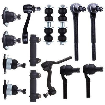 14 件 适用于 1998 - 2005 雪佛兰 S10 Blazer GMC Jimmy Sonoma-4x4 前领带杆 Sway 杆 — 第 1/4 张图片