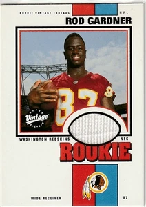 Rod Gardner 2001 Upper Deck Vintage Threads Rookie #RG VT Washington Redskins RC - Picture 1 of 1