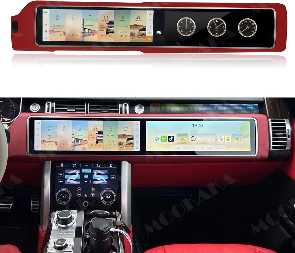 Автомобильное радио 15,9 дюйма для Land Rover Range Rover Vogue L405/Sport L494 GPS стерео 128G - Изображение 1 из 4