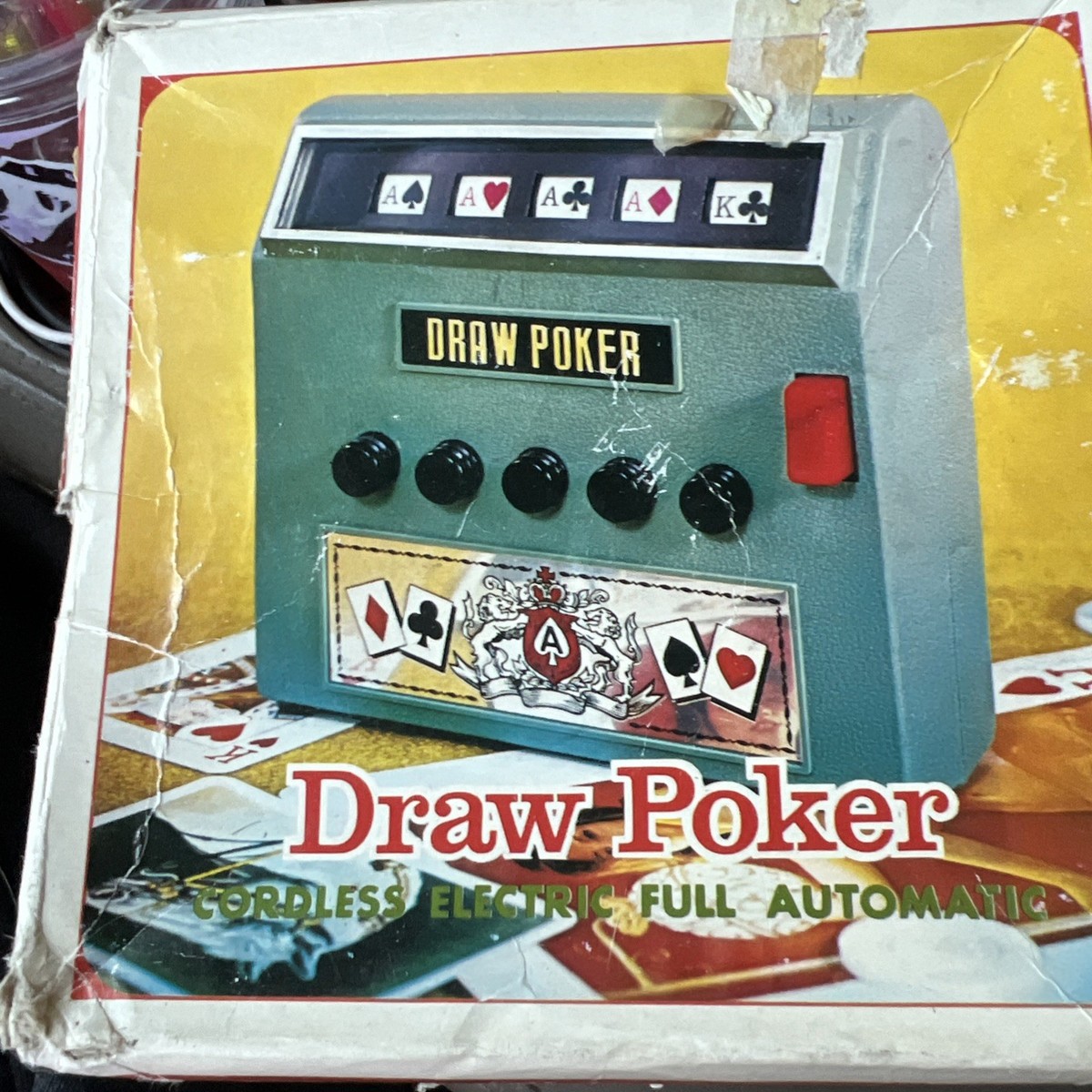 昭和レトロ■電動ドローポーカー WACO Draw Poker 1971年 ポーカーゲーム 札幌 西区 西野店 昭和レトロ□電動ドローポーカー WACO Draw Poker 1971年 ポーカー