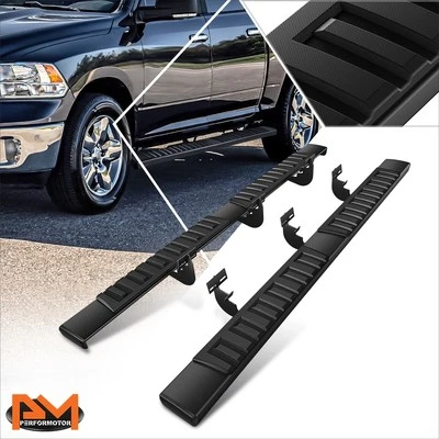 For 09-24 Dodge Ram 1500-3500 Crew Cab 6" Aluminum Side Step Bar Running Boards - Image 1 of 4