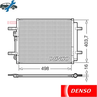 CONDENSER AIR CONDITIONING DCN41025 FOR HYUNDAI IONIQ  - Image 1 of 4