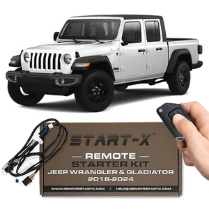 Remote Starter for Jeep Wrangler & Gladiator Push to Start (All Trims) 2018-2025 - Picture 1 of 5
