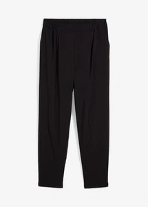 Karottenhose mit Bequembund knöchelfrei Gr. 40 Schwarz Damen Hose Pants Neu - Bild 1 von 1