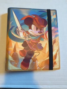 Mickey Mouse  Brave Little Tailor Binder Disney Lorcana TCG Holds 80 Cards - Picture 1 of 3