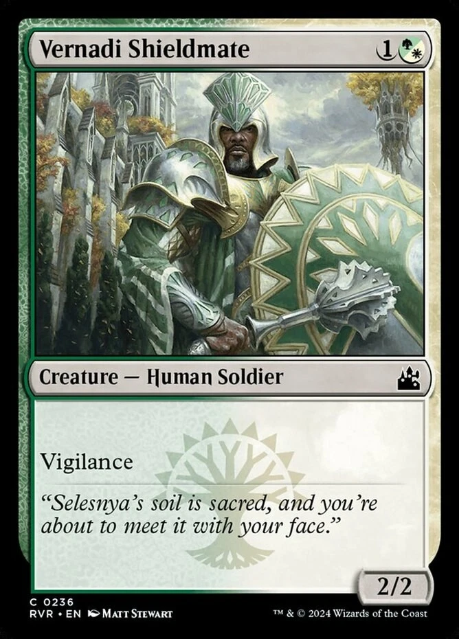 x1 Vernadi Shieldmate - Ravnica Remastered - NM - MTG - Image 1 of 1