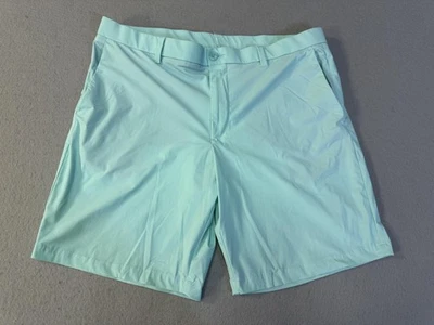 Callaway 高尔夫短裤男式 38 轻浅浅浅绿色弹力性能平前海泡 — 第 1/4 张图片
