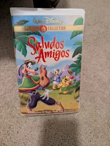 Saludos Amigos Vhs Disney Gold Collection With Special  Feature - Picture 1 of 2