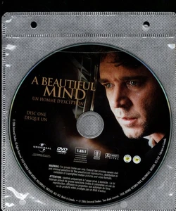 A Beautiful Mind (2001) DVD *DISC ONLY* = REGION 1 - Russell Crowe - Picture 1 of 1