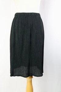 ISSEY MIYAKE Black Pleats Skirt 132 9090 - Picture 1 of 6