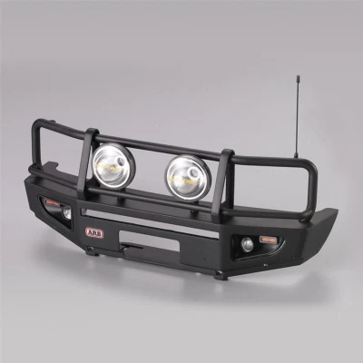 Killerbody KB48689 Paracolpi Con Fari LED In Alluminio Nero Per Camion 1/10 - Immagine 1 di 4