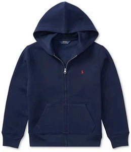 NWT, Boys Polo Ralph Lauren Navy Hoodie. Size XL(18-20). Approx 170 European - Picture 1 of 1