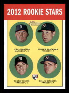 2012 Topps Heritage Baseball #1-425 (Base) Card Singles Stars/RC/HOF (You Pick) 