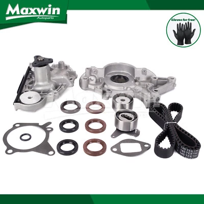 Timing Belt Kit Oil Water Pump Fit Ford Escort Mazda Miata Mercury Capri Tracer - Image 1 of 4