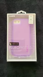 LAUT FLURO IMPKT IMPACT RESISTANT CASE FOR iPhone SE (2020) iPhone 8/7 Violet - Picture 1 of 2
