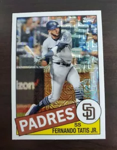 2020 Topps Fernando Tatis Jr. Refractor #CPC-35 1985 35th Anniversary Padres NM - Picture 1 of 2