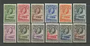 Bechuanaland QEII 1955 set unmounted mint NH - Bild 1 von 1