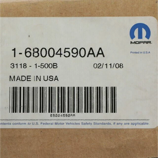 Motor regulador de ventana derecho Jeep Liberty 2007-2012 genuino Mopar 68004590AB Foto 1 de 4