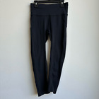 Lululemon Run The Day Crop (17") Black Size 4 Nulux Fabrix Athletic Gym