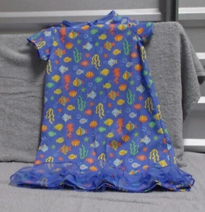 NEW GYMBOREE GIRLS OCEAN PRINT SUMMER NIGHTGOWN SIZE 7-8 - Picture 1 of 1