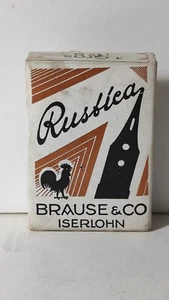 DE COLECCIÓN BRAUSE&Co PLUMA RUSTICA Nº 8, 1 Gros PLUMA PLUMÍN, CAJA, JSERLOHN Alemania, Años 30 - Imagen 1 de 12