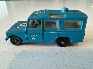 Vintage Matchbox #12 Land Rover ( Safari ) Made in England By Lesney - Used - Picture 1 of 6