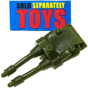 TMNT Airforce Mutation Donatello DOUBLE BARRELED MACHINE GUN mighty green part - Picture 1 of 7