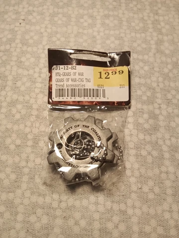 NECA Gears of War Metal COG Tags Necklace 2008 Cover