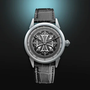 Antique Patek Philippe Geneve Swiss Mens Watch Custom Engraved dial Wristwatch - Picture 1 of 8