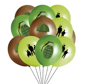 15 12" Soldier Latex Balloon SWAT Army Military Game Birthday Party Event Decor - Picture 1 of 7