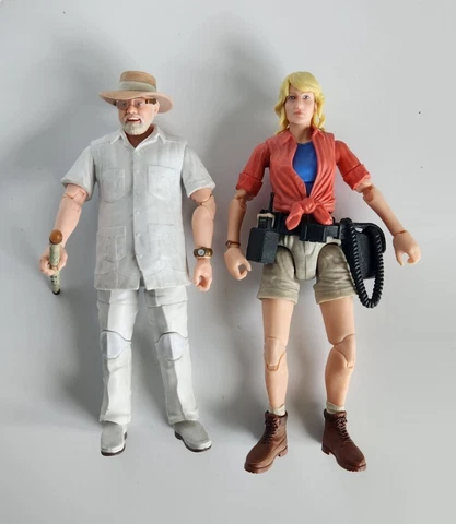 Jurassic World Amber Collection - Ellie Sattler And John Hammond (Loose Figures) Cover