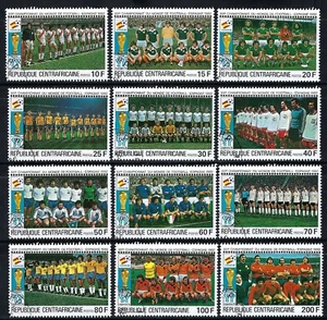 Central African Republic 1981 12v. CTO NH Soccer World Championship Spain '82 - Picture 1 of 5