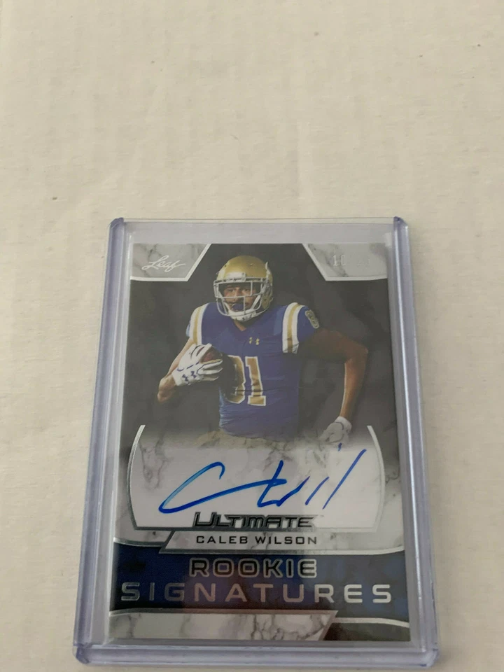 Caleb Wilson 2019 Ultimate Rookie Auto Card #URS-CW1 - Image 1 of 1