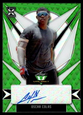2021 LEAF VALIANT AUTO RC GREEN Oscar Colas Auto #BA-OC2 - Image 1 of 2