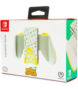 NINTENDO JOY-CON COMFORT GRIP POWER A NINTENDO UFFICIALE ANIMAL CROSSING - Imagen 1 de 5