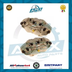 FRONT BRAKE CALIPERS SOLID DISCS FOR LAND ROVER DEFENDER 1 - RTC5572 & RTC5573 - Picture 1 of 1