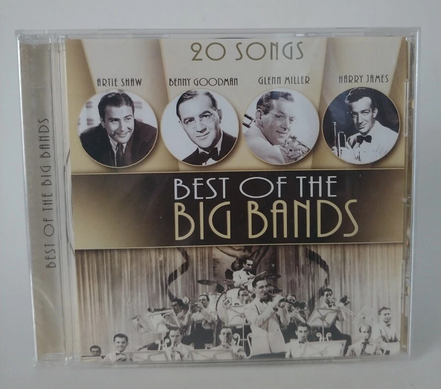 Best of The Big Bands CD 20 Songs Dorsey Shaw Goodman Miller James