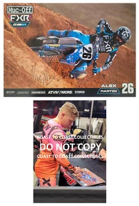 Alex Martin supercross motocross signed 15x11 Poster COA proof autographed. - Picture 1 of 2