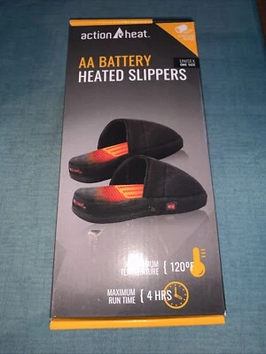 Zapatillas térmicas ActionHeat unisex OS felpa polar invierno batería AA 4 horas Foto 1 de 4