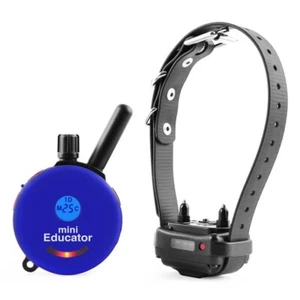 E-Collar Mini Educator ET-300 Remote Traininer 1/2 Mi BLUE- Expedited Shipping! - Picture 1 of 11
