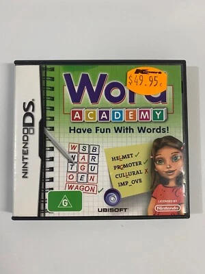 Word Academy - Nintendo DS Game - VGC - Manual Included - Rated G - PAL - Image 1 of 4