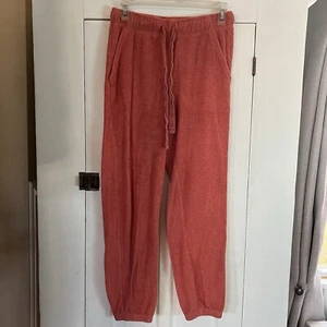 Pantalones de salón cómodos informales para mujer talla pequeña de coral Aerie naranja - Imagen 1 de 6