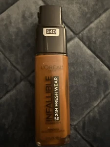 Loreal Infallible 24hr Fresh Wear Foundation 540 MAHOGANY 1oz Expired - Picture 1 of 1