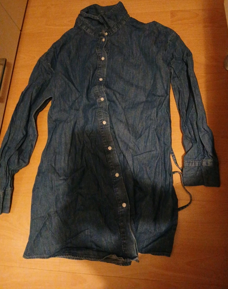 Umstandsmode Jeanshemd Jeans Kleid  Bluse Größe L H&M - Bild 1 von 1