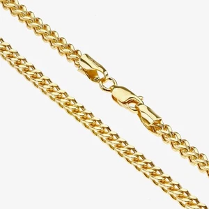 9ct Yellow Gold 18 Inch Foxtail Chain FRN060 - Picture 1 of 2