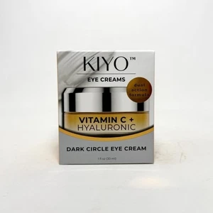 KIYO Dark Circle Eye Cream Vitamin C Hyaluronic Acid Brightening AntiAging 0.5OZ - Picture 1 of 4