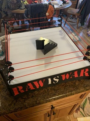 WWE Ultimate Edition Attitude Era Ring Raw Is War  RING ONLY - Image 1 of 4