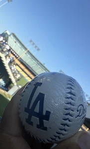 2025 Los Angeles Dodgers Stadium Exclusive Baseball Ball Dodger Blue Foil - Picture 1 of 7